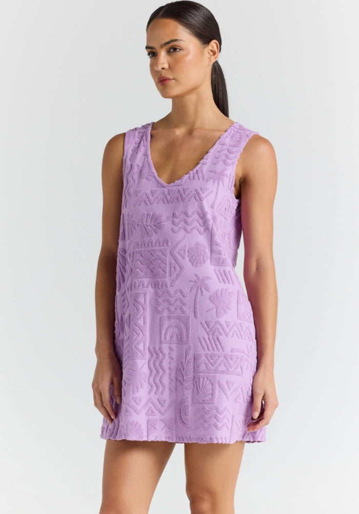 POOLSIDE PARADISIO Mai Tai Tunic - Lilac