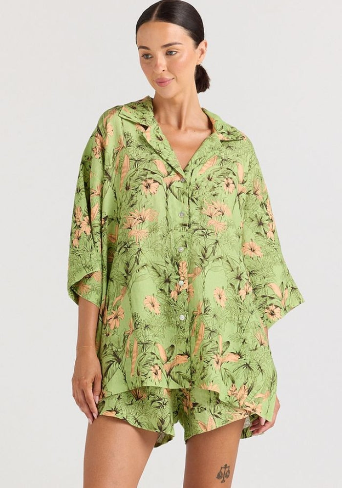 POOSIDE PARADISO Tropico Over Shirt