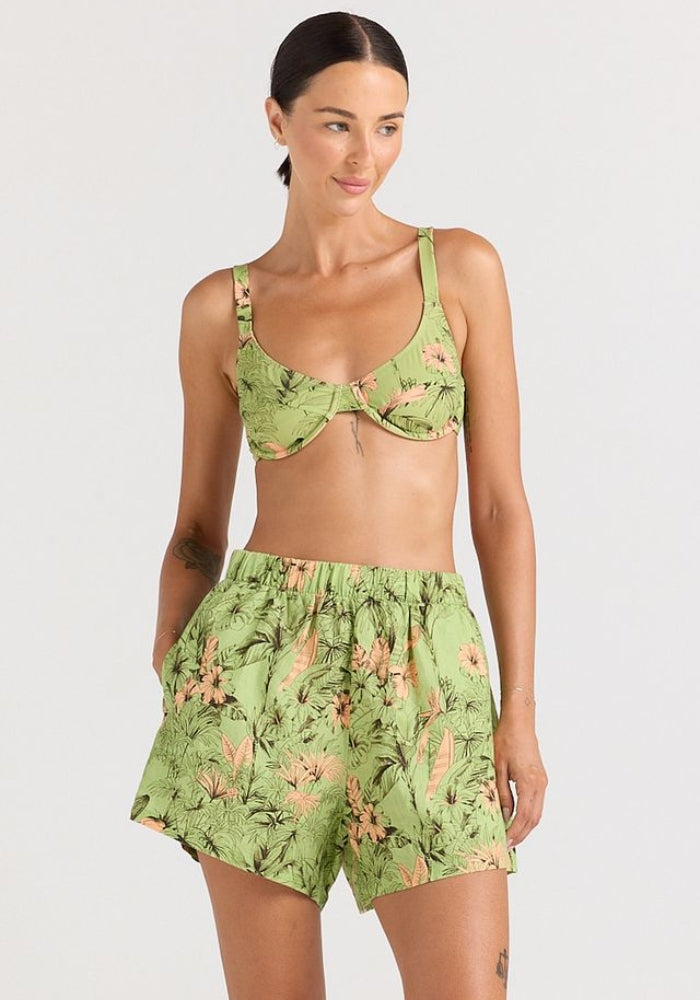 POOLSIDE PARADISO Tropic Slit Short 