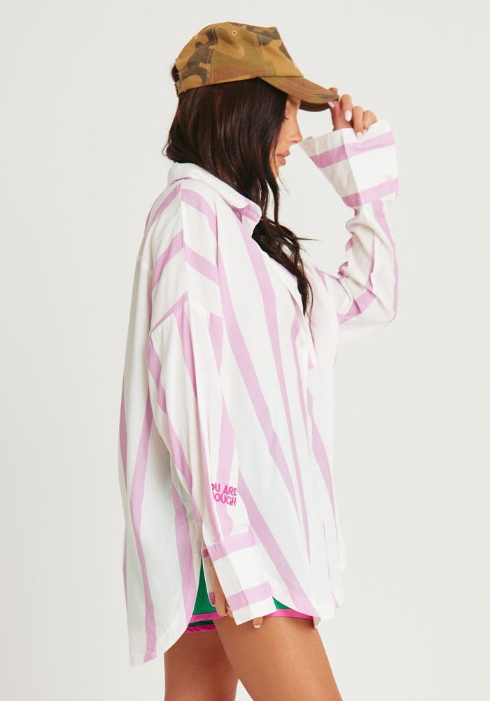 SABBI The Don Julio Shirt - Watercolour Stripe