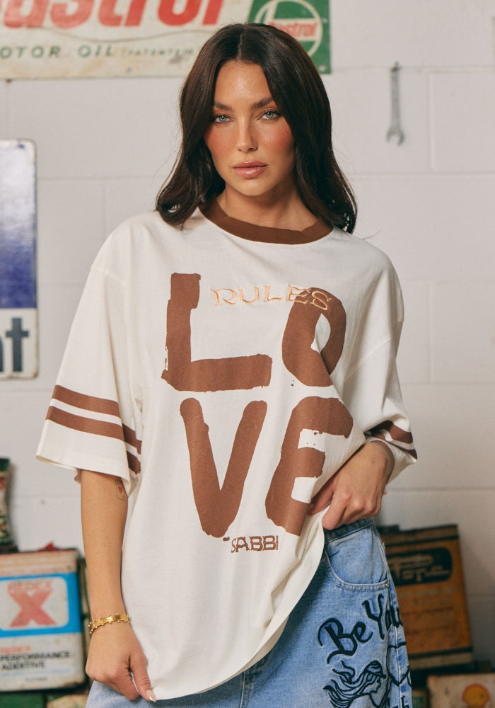 SABBI The Very Oversized Love Revolution - White