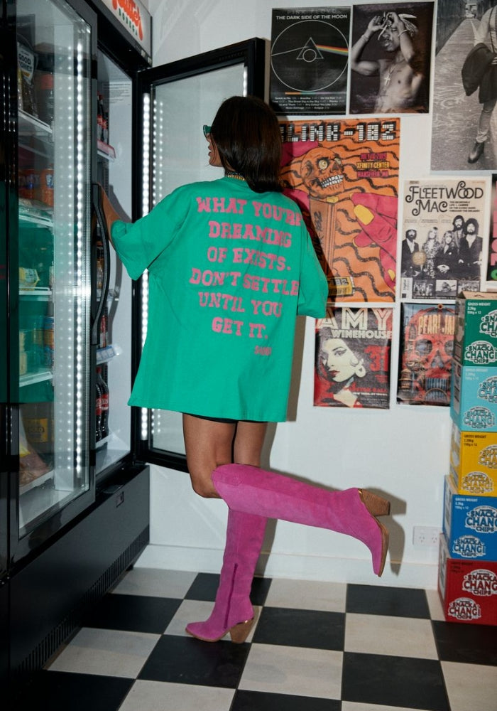 SABBI The Very Oversized Self Love Tee - Green