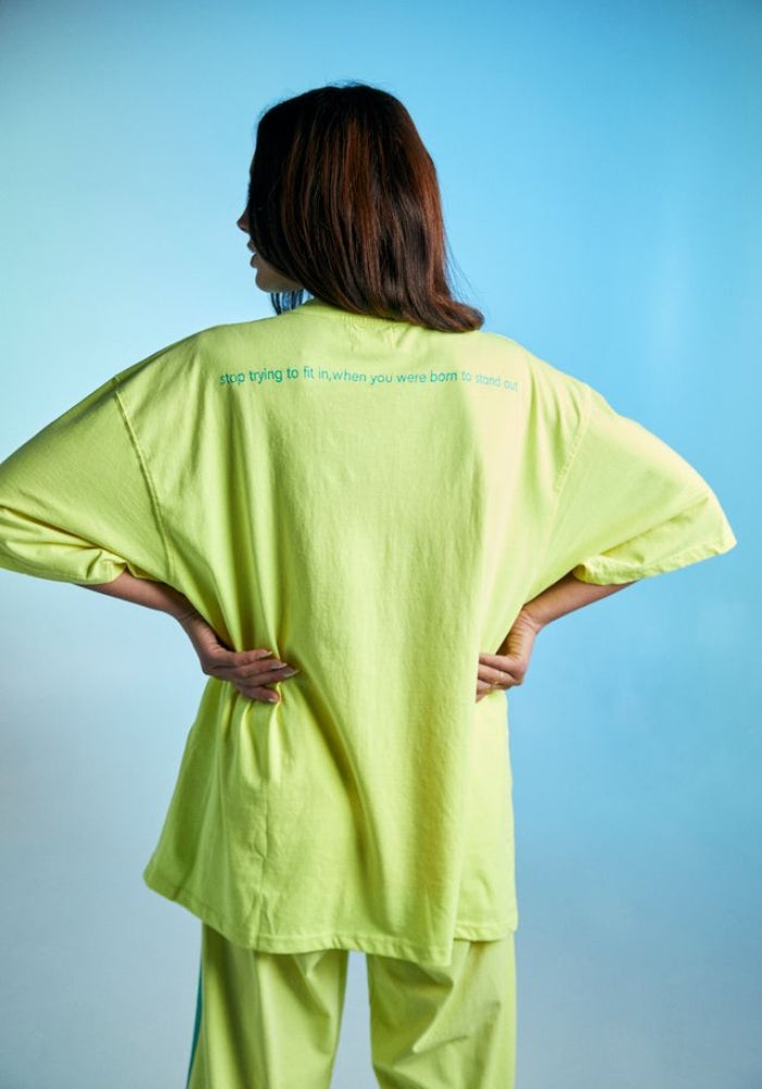 The Standout Tee - Fluro Yellow