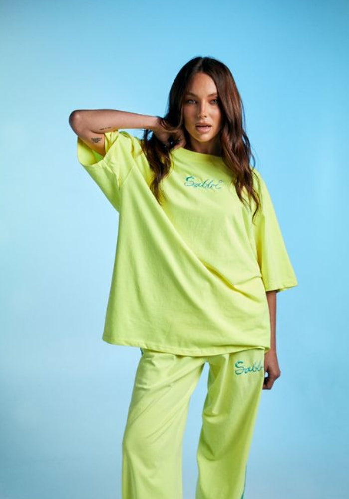 The Standout Tee - Fluro Yellow