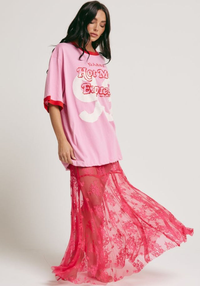 SABBI The Hot Mess Express Tee - Pink
