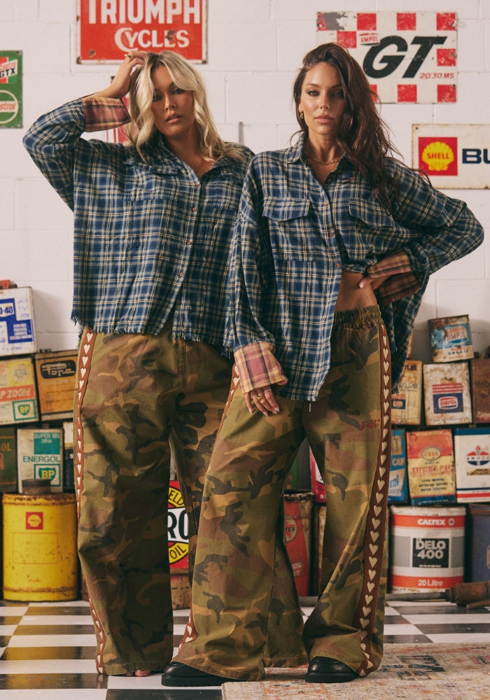 SABBI The Raving Heart Pants - Drill Camo