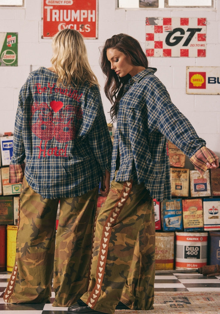 SABBI The Raving Heart Pants - Drill Camo