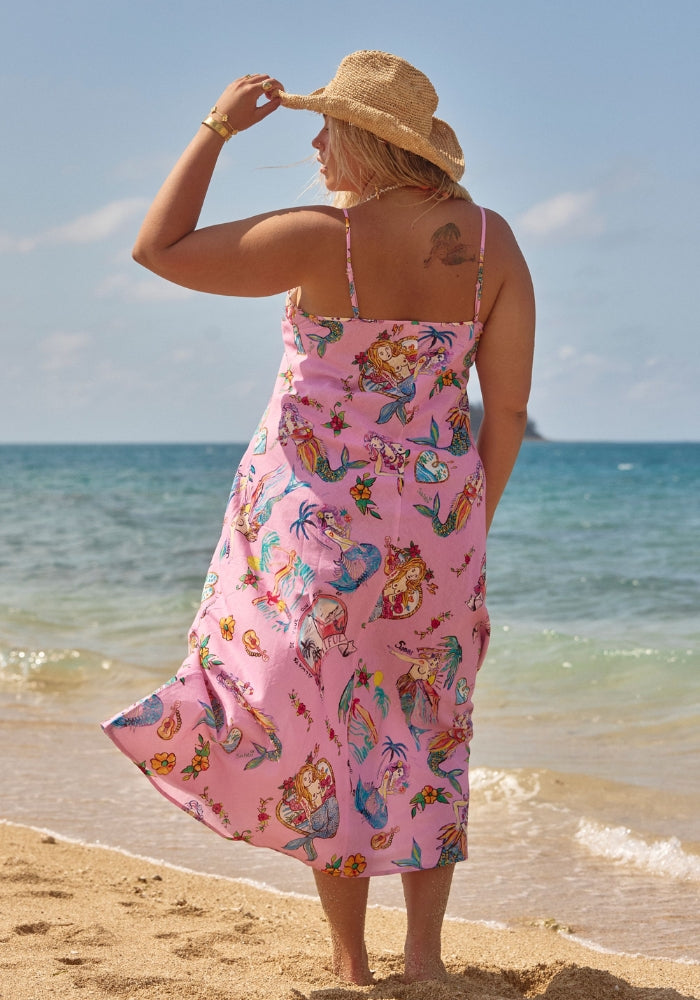 SABBI You're Beautiful Maxi Dress Pink