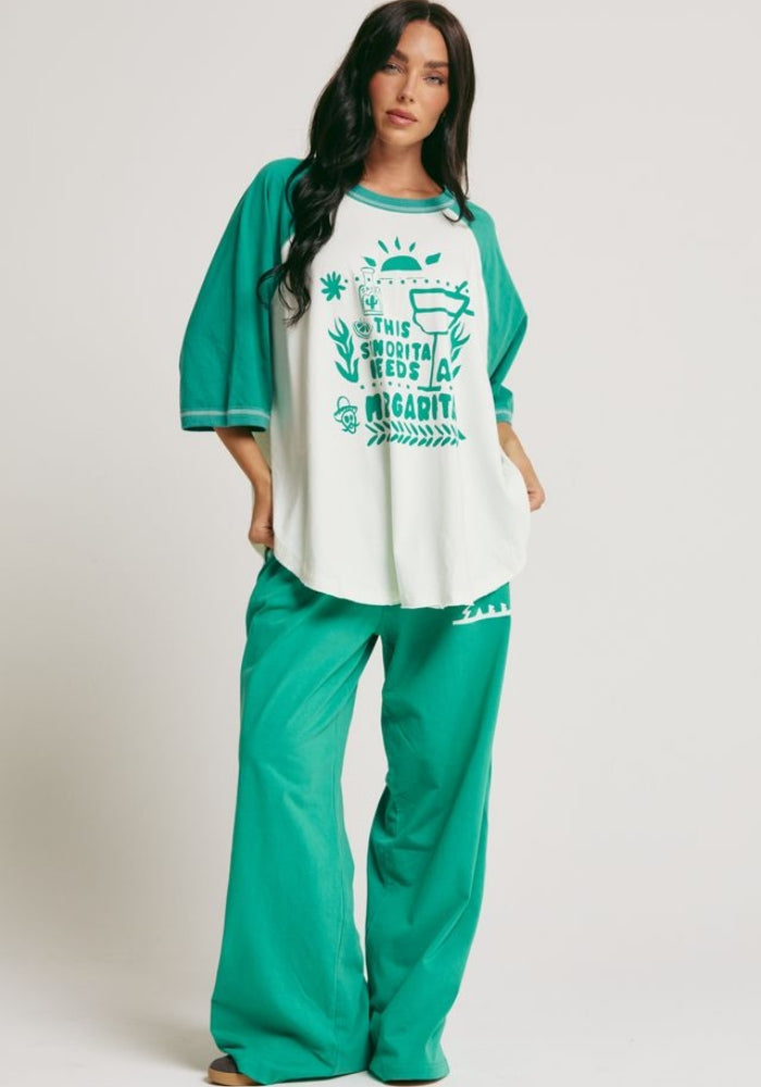 SABBI The Raglan Margie Tee - Green 