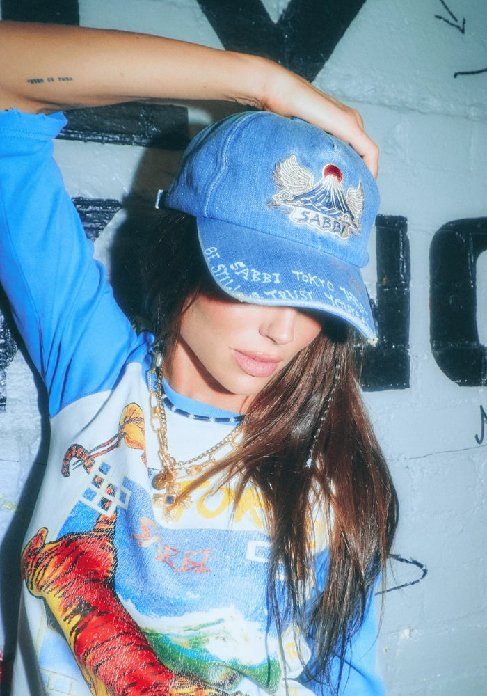 SABBI Tokoyo Thrift Denim Cap 