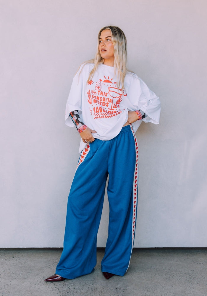 SABBI The Raving Heart Pants - Blue