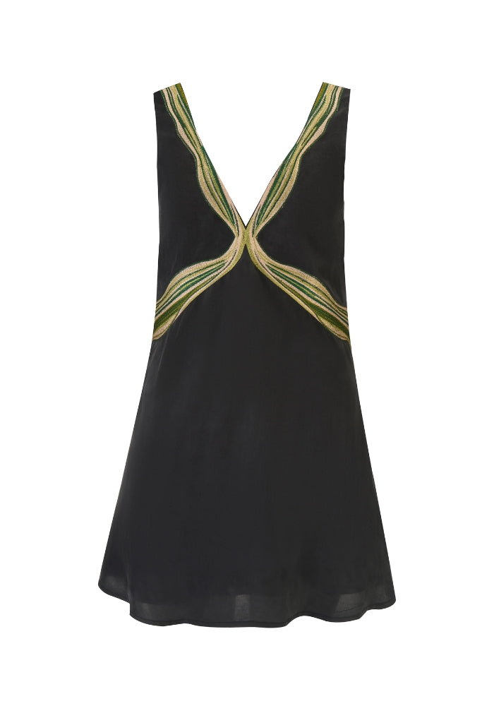 SANCIA The Capri Dress -   Onyx