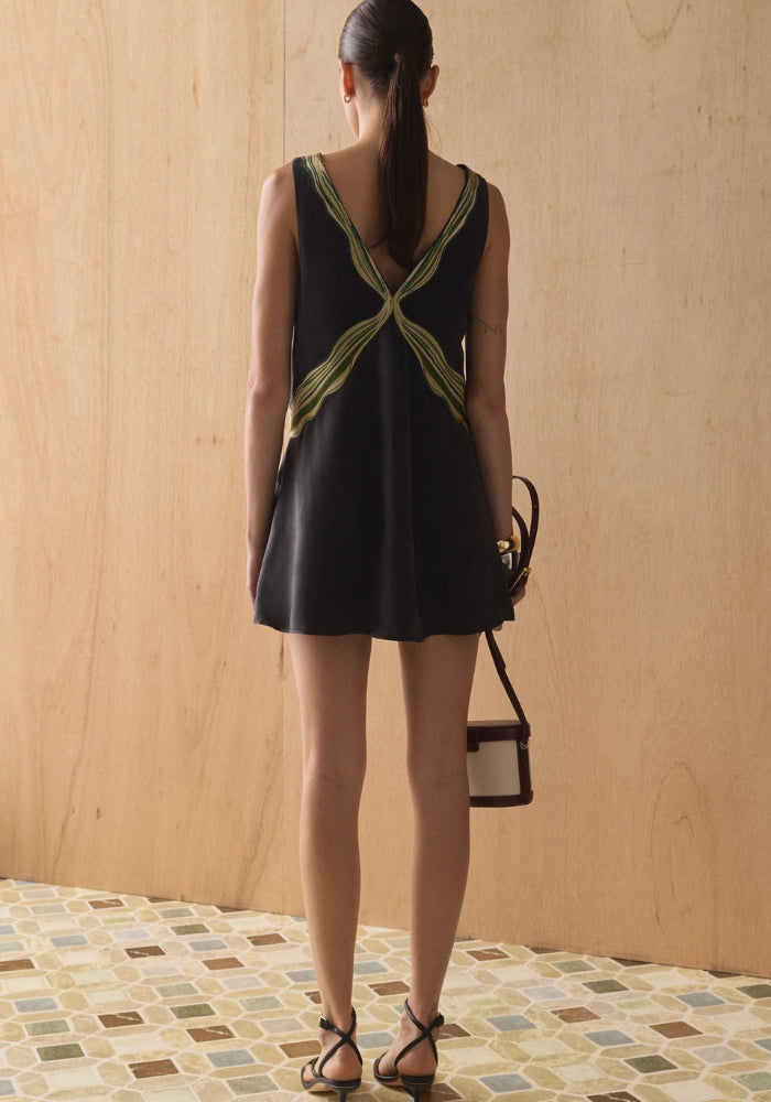 SANCIA The Capri Dress -   Onyx