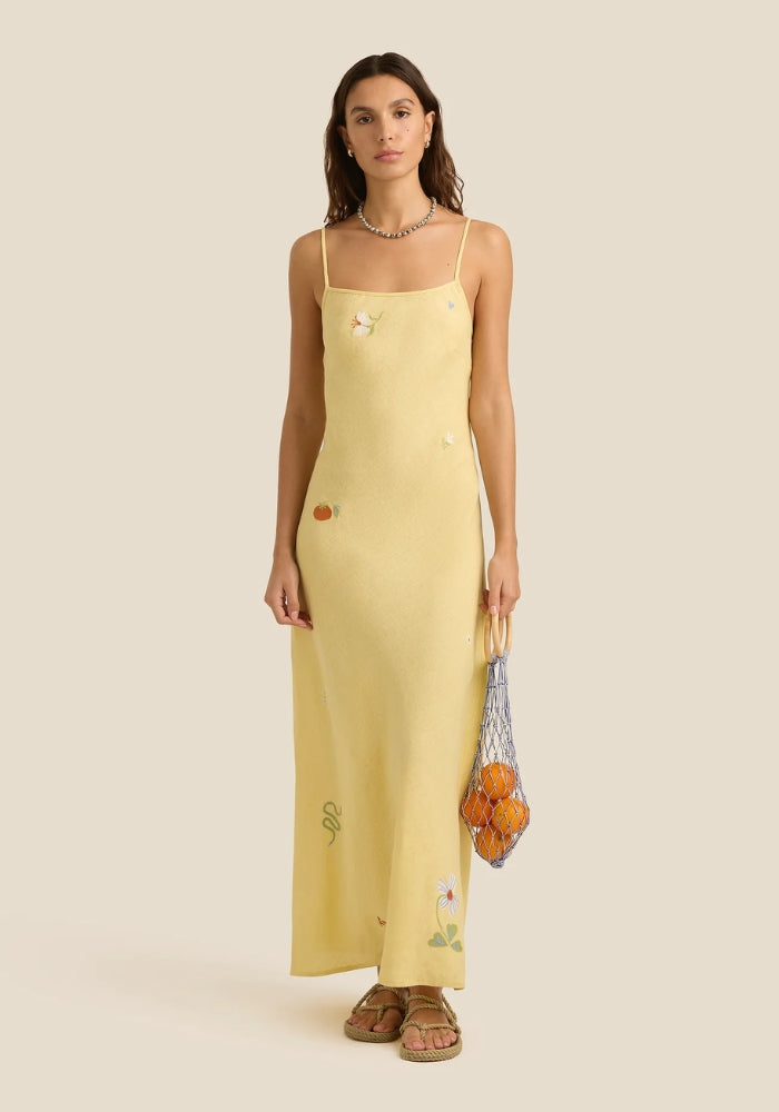 SOLEIL SOLEIL Lana Dress - Charm Embroidery