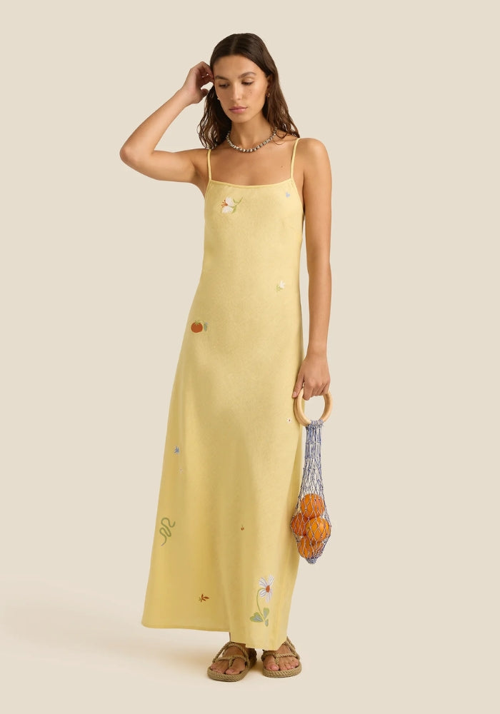 SOLEIL SOLEIL Lana Dress - Charm Embroidery