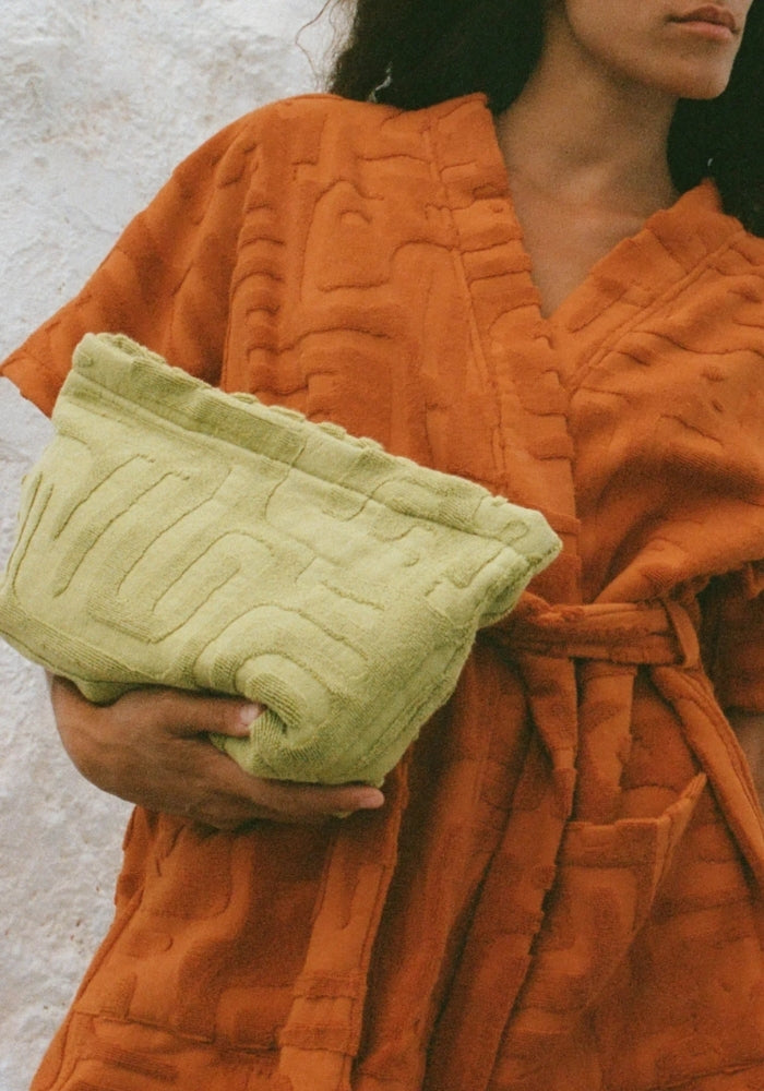 SOLIEL SOLEIL  Towelling Pouch - Kin Aloe 