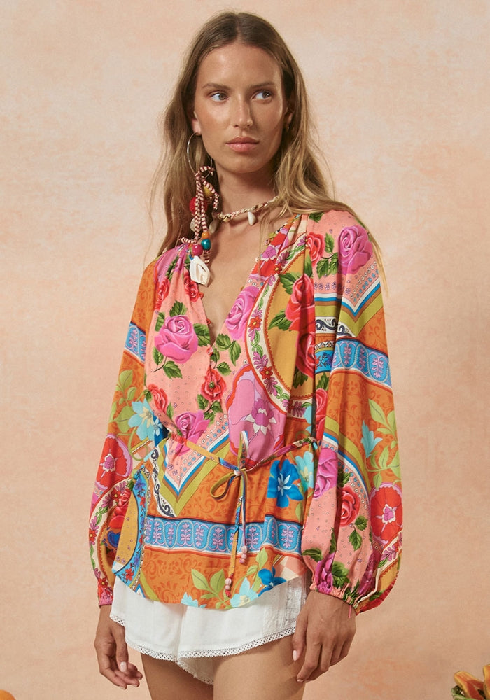 SPELL Aphrodite Blouse - Rose