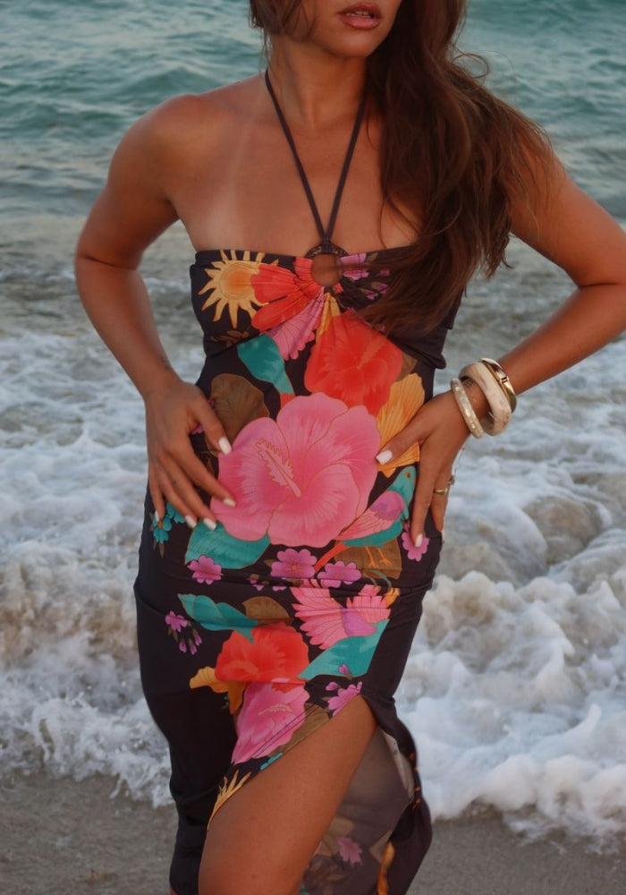 SPELL Beach Bar Strapless Dress