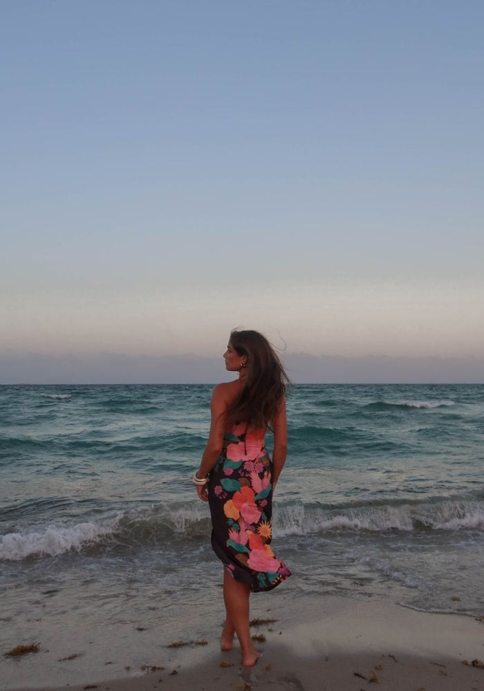 SPELL Beach Bar Strapless Dress