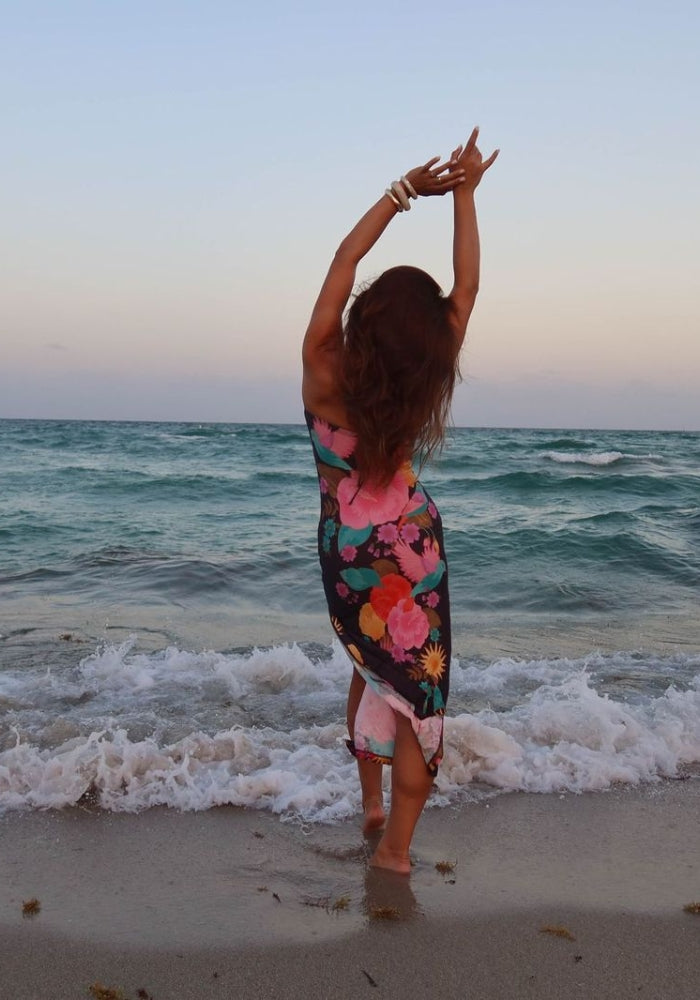 SPELL Beach Bar Strapless Dress