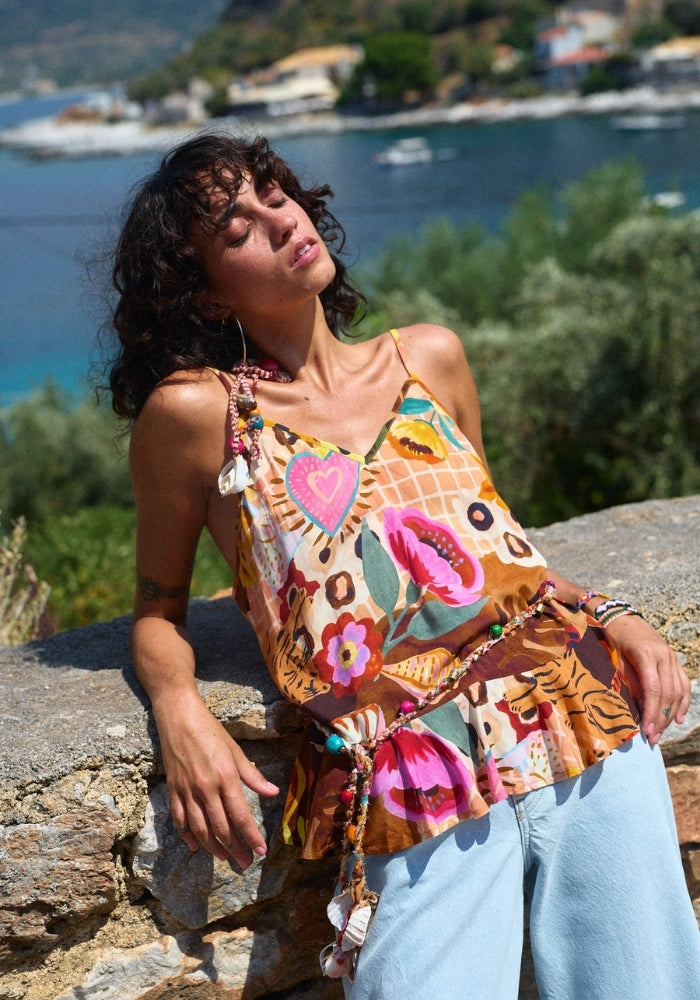 SPELL Birth of Venus Cami - Caramel