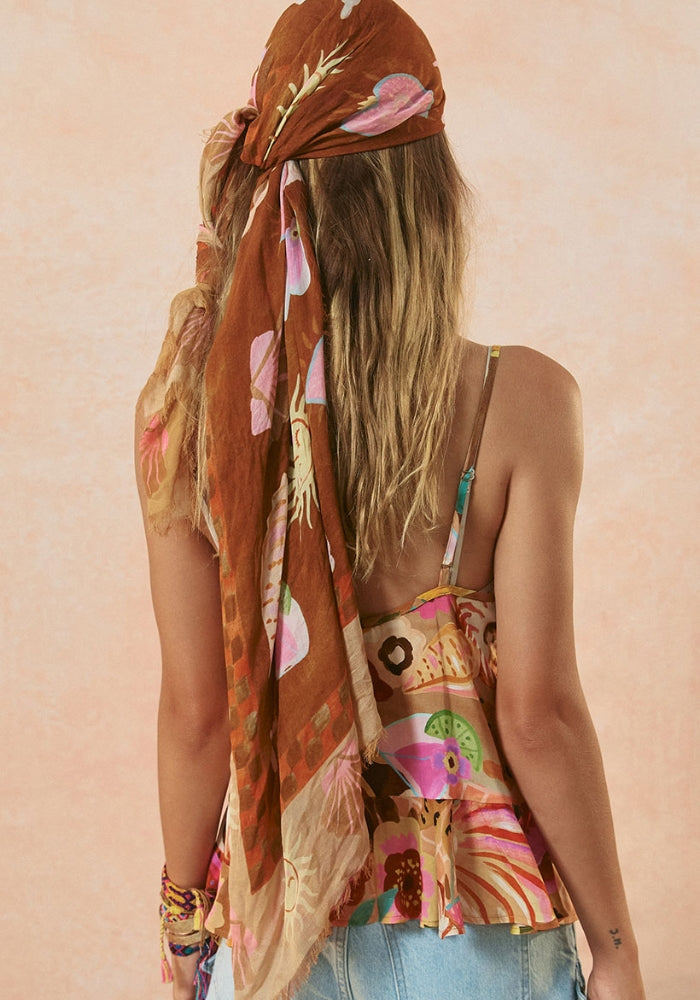 SPELL Birth of Venus Sarong - Caramel