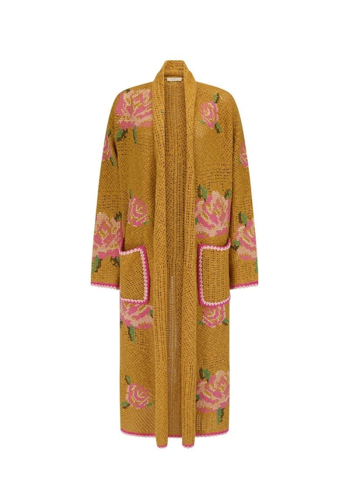SPELL Coastal Granny Maxi Cardigan