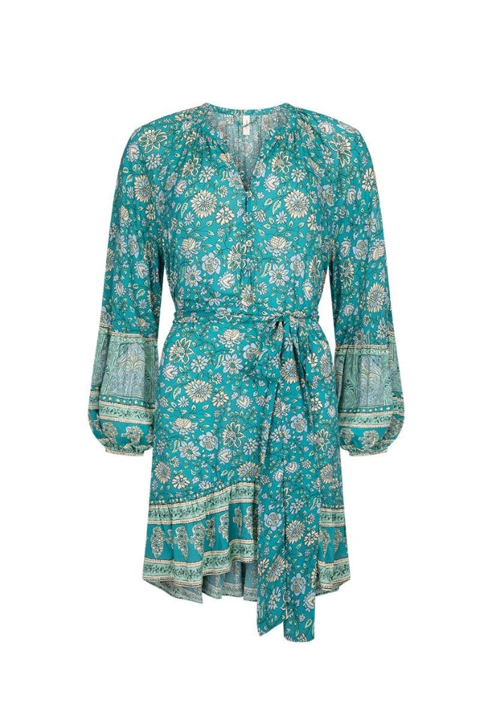 SPELL Elysian Tunic Dress - Jade