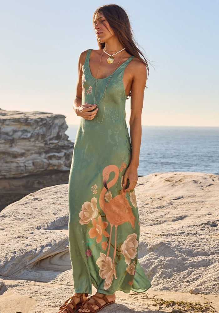 SPELL Floridian Bias Dress