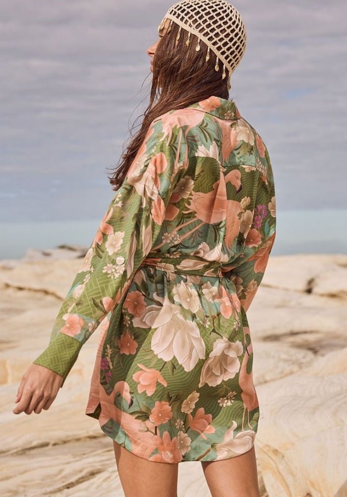 SPELL Floridian Shirt Dress