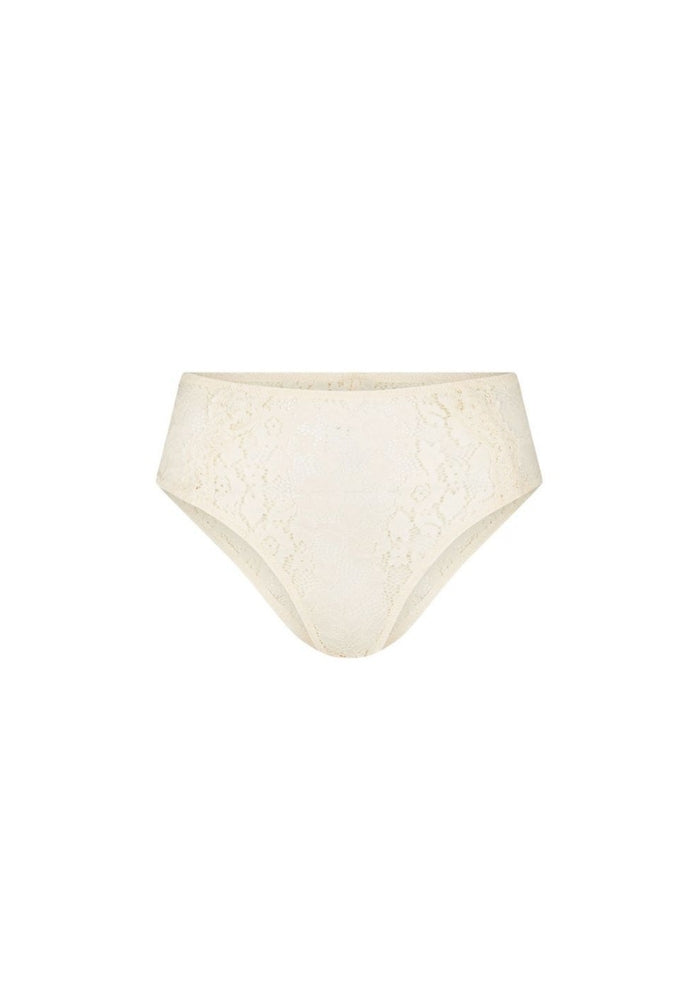 SPELL Free Love Lace High Waisted Brief - Vintage Cream