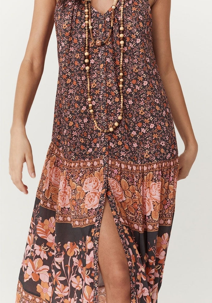 SPELL Love Jetty Strappy Maxi Dress - Balmy Nights
