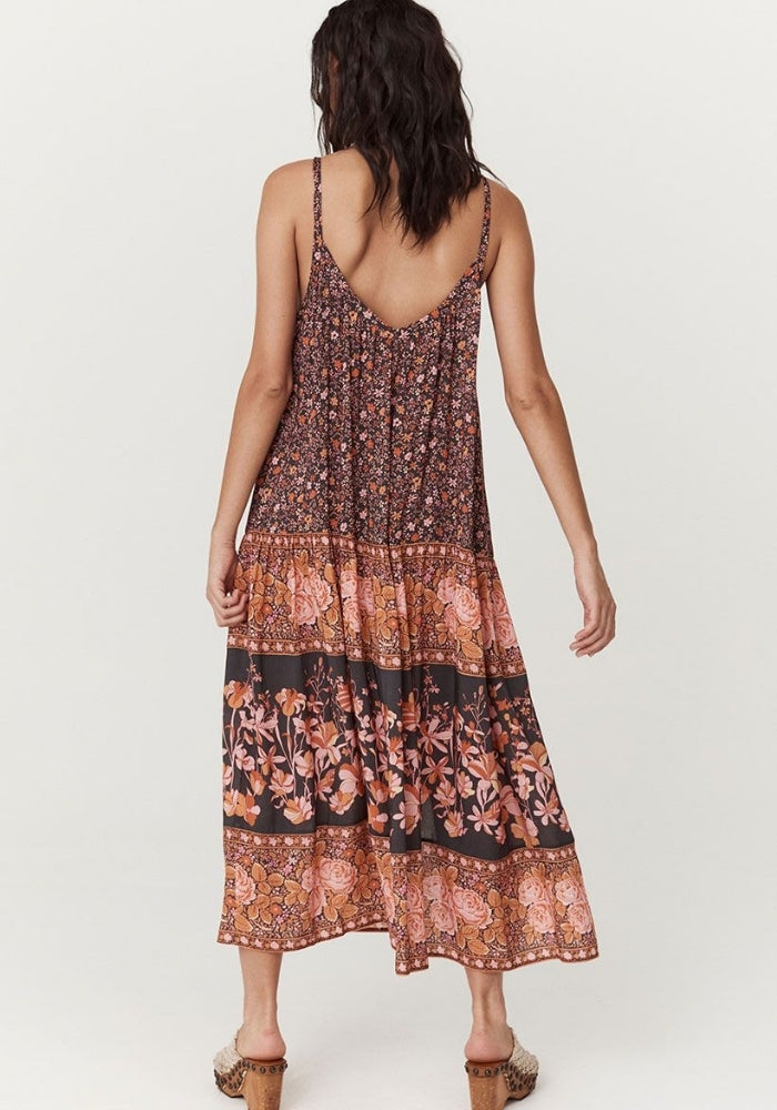 SPELL Love Jetty Strappy Maxi Dress - Balmy Nights