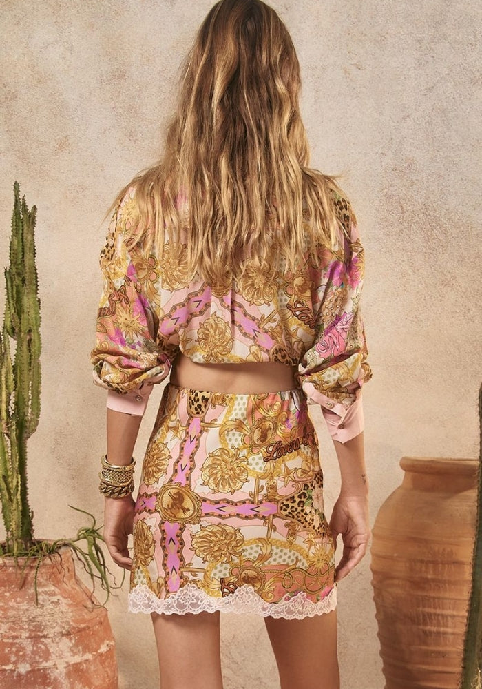 SPELL Lovers & Dreamers Shirt - Champagne Peach
