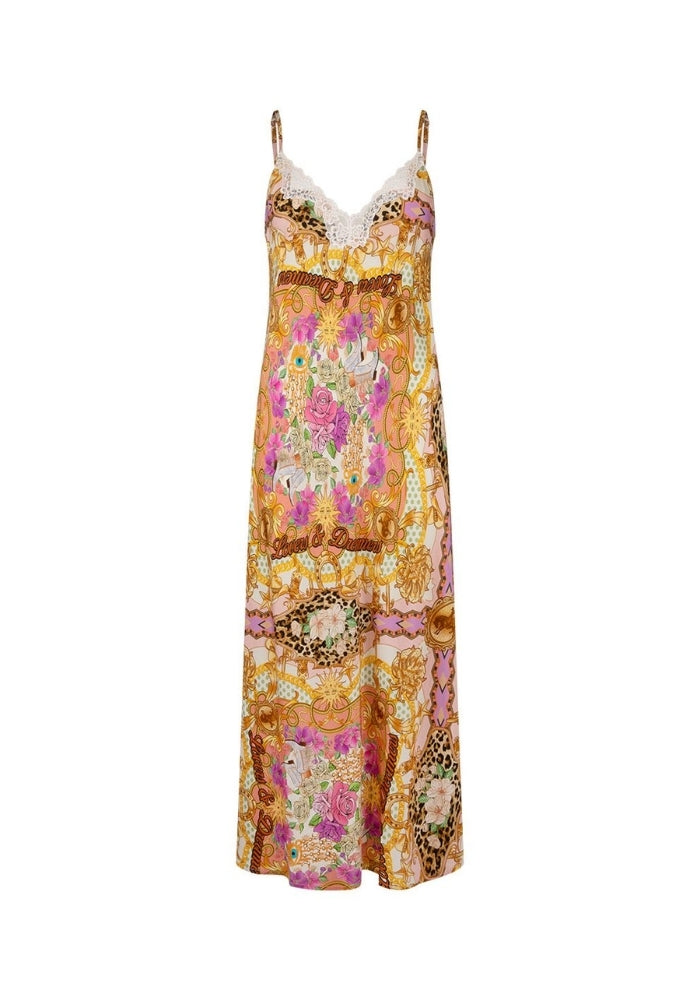 SPELL Lovers & Dreamers Strappy Maxi Dress - Champagne Peach
