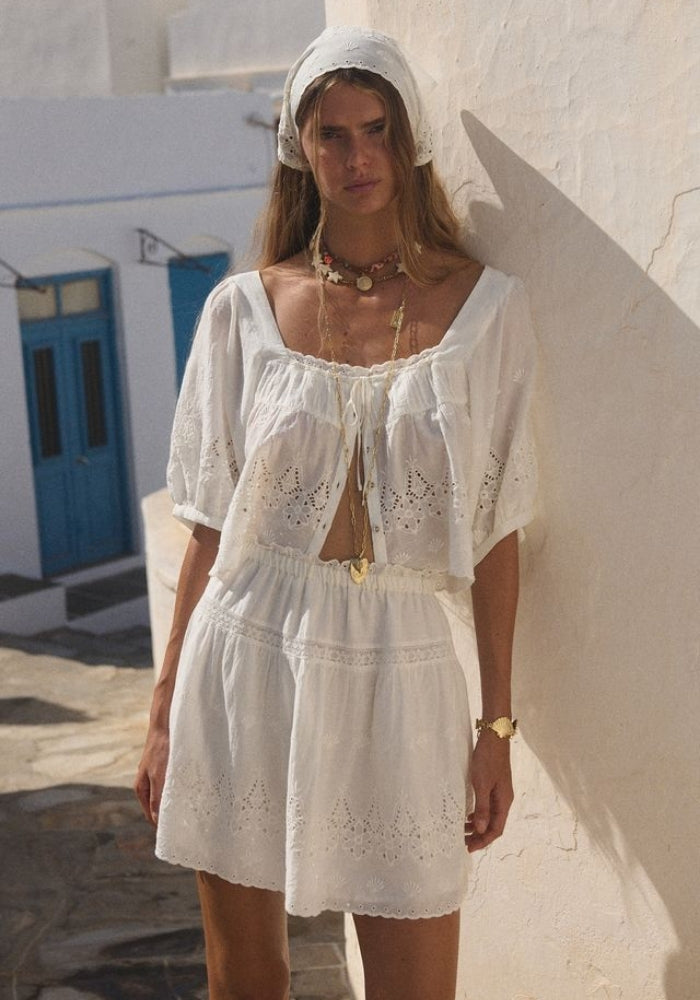 SPELL Maiden Lace Blouse