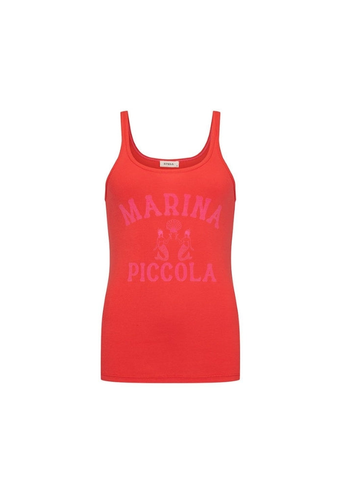 SPELL Marina Piccola Singlet - Poppy