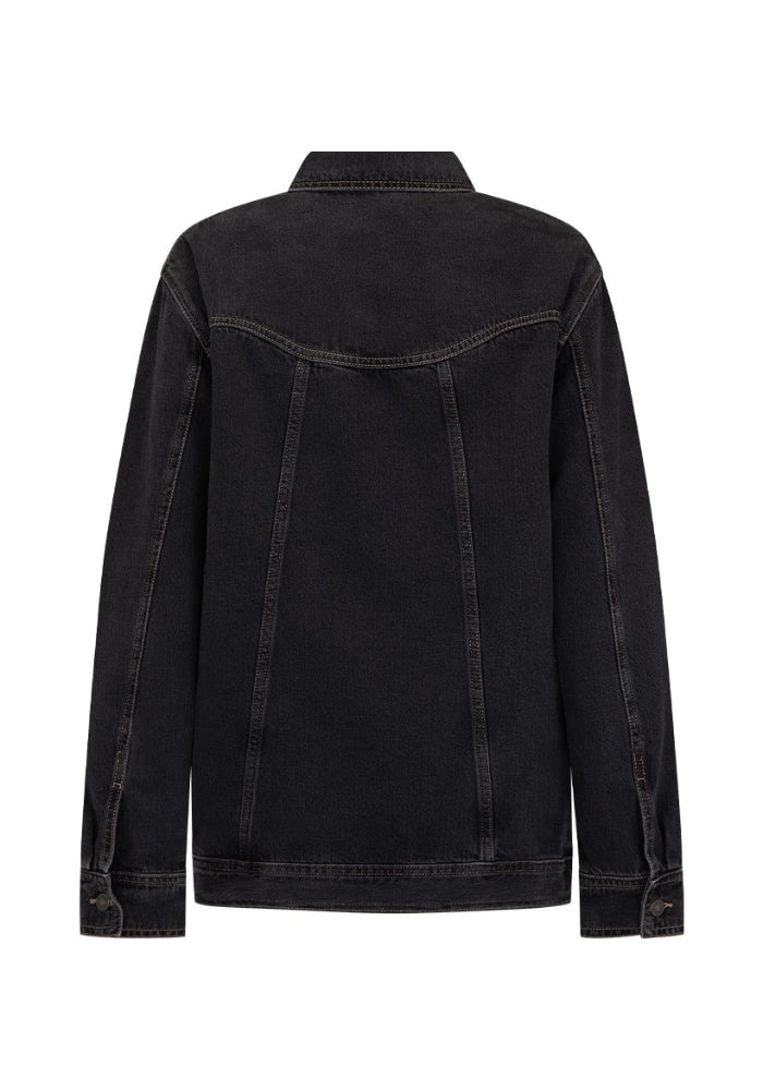 SPELL Muse Denim Jacket- Vintage Black