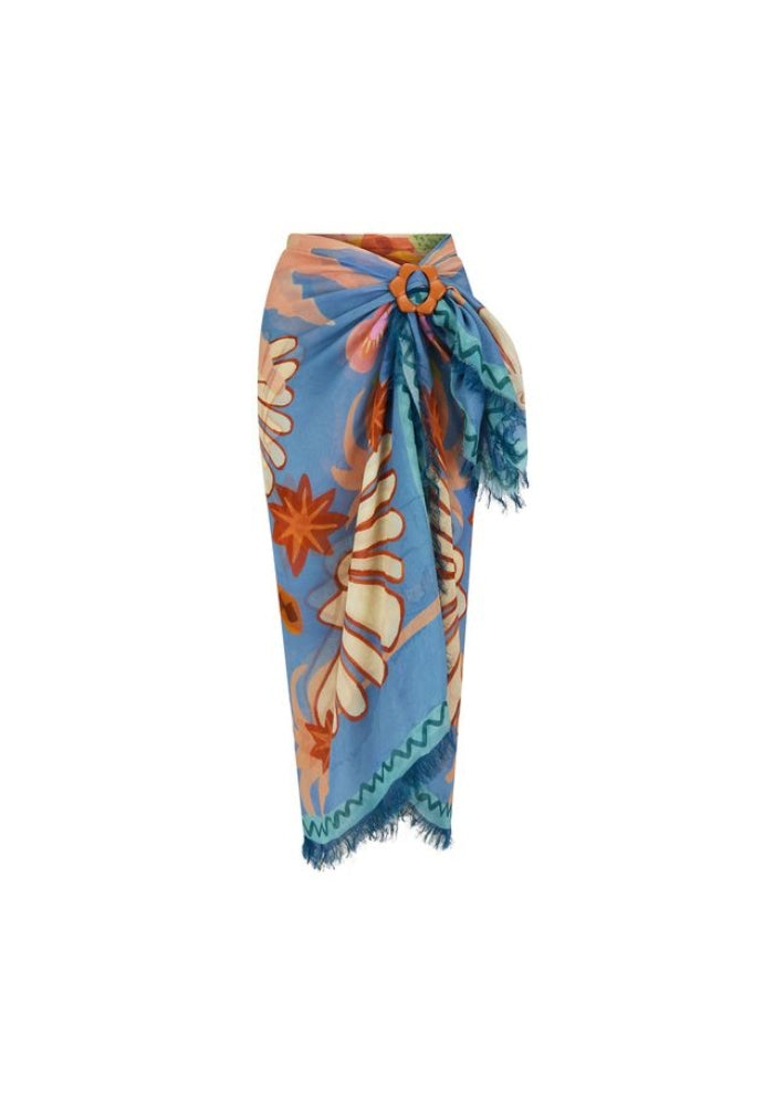 SPELL Oceana Travel Scarf - Sea Blue