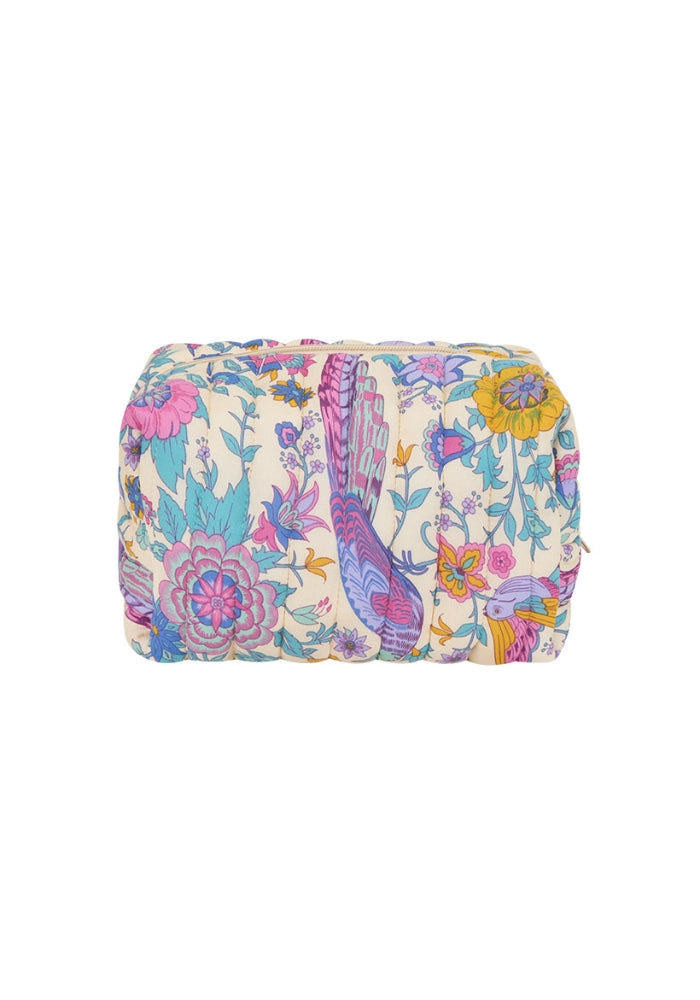 SPELL Renew Quilted Medium Make Up Bag - Lovebird