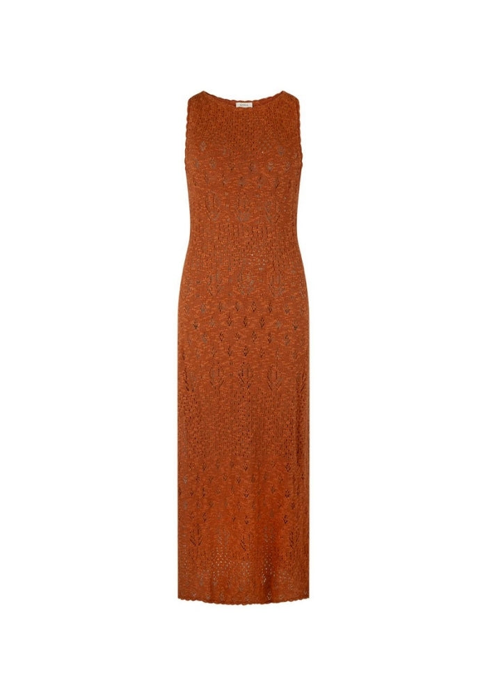 SPELL Rhodes Knit Maxi Dress - Cinnamon