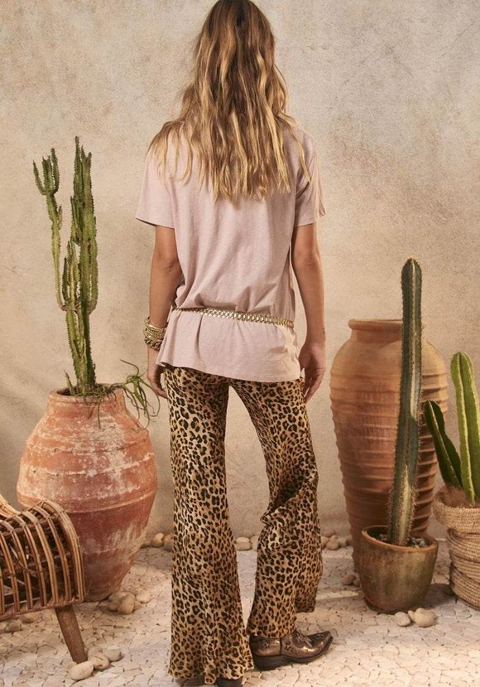 SPELL Samantha Bias Pant - Vintage Leopard