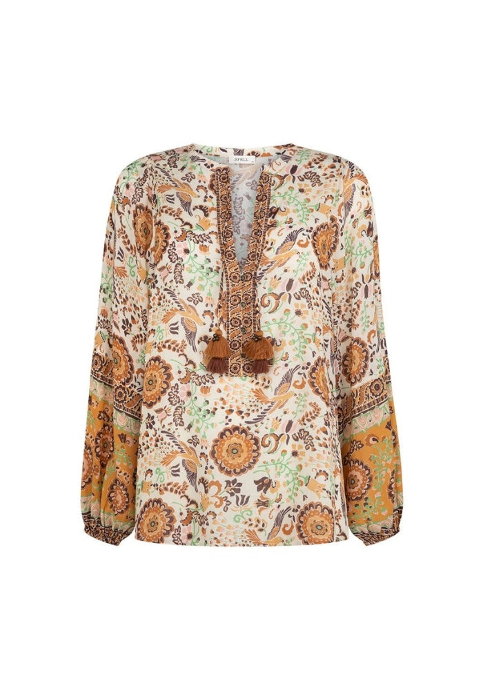 SPELL Sannah Blouse - Golden Ochre