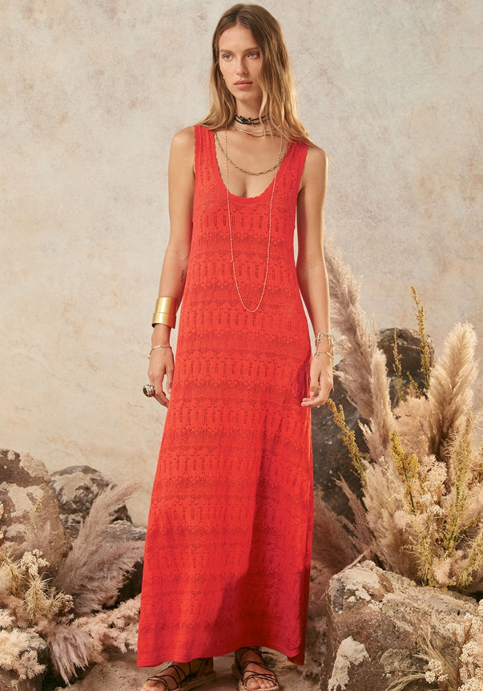 SPELL Siesta Maxi Dress - Chilli