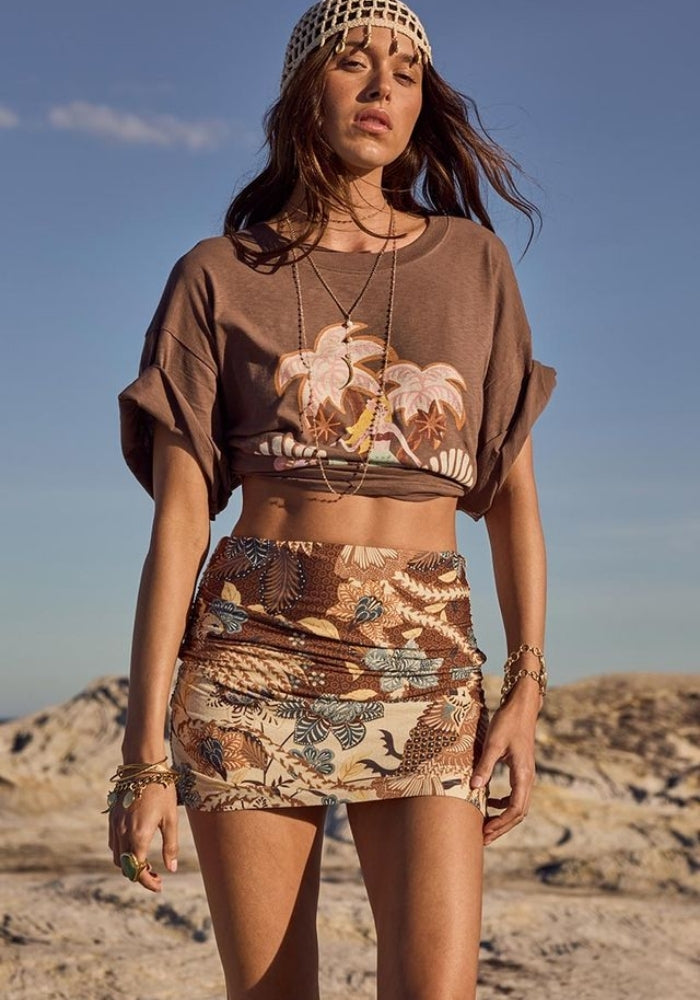 SPELL Volcano Goddess Mini Skirt