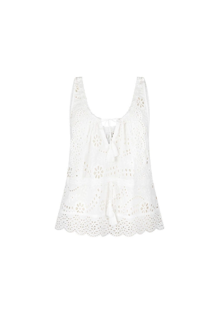 SPELL Yaya Lace Cami - Antique White