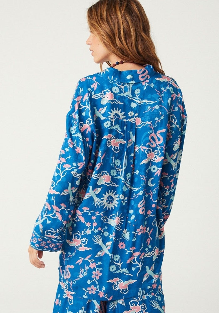 SPELL Desert Bandita Shirt - Cobalt