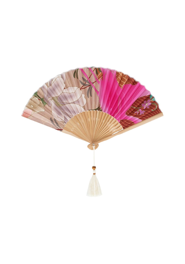 SPELL Floridian Handheld Fan - Coral