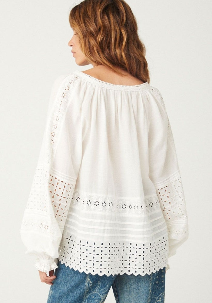 SPELL Love in the Afternoon Lace Blouse - Daisy