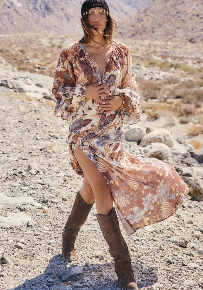 SPELL Volcano Goddess Gown